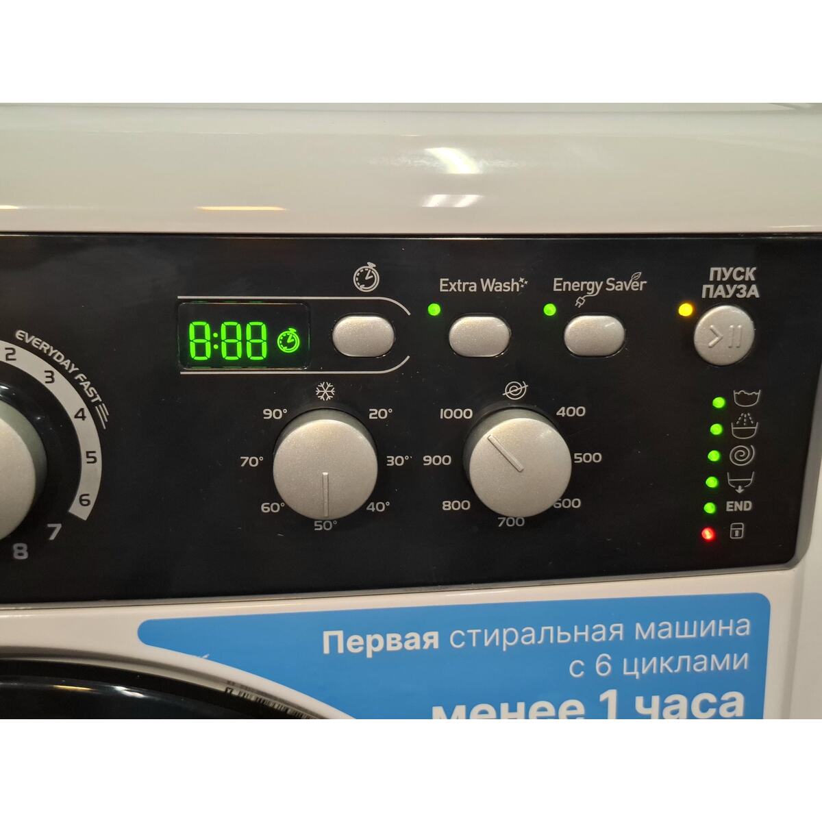 Стиральная машина Indesit EWUD 4105 BK CIS, белый