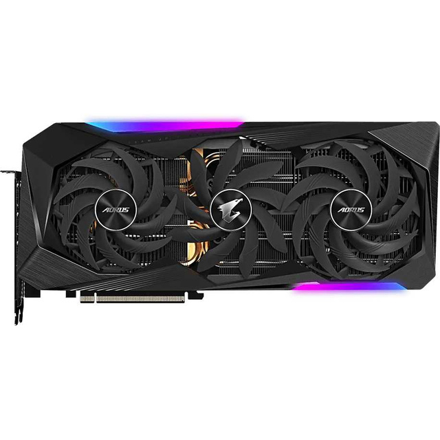 Видеокарта GIGABYTE PCI-E 4.0 GV-N307TAORUS M-8GD LHR NVIDIA GeForce RTX 3070TI 8192Mb 256 GDDR6X 1875 / 14000 / HDMIx3 / DPx3 / HDCP Ret