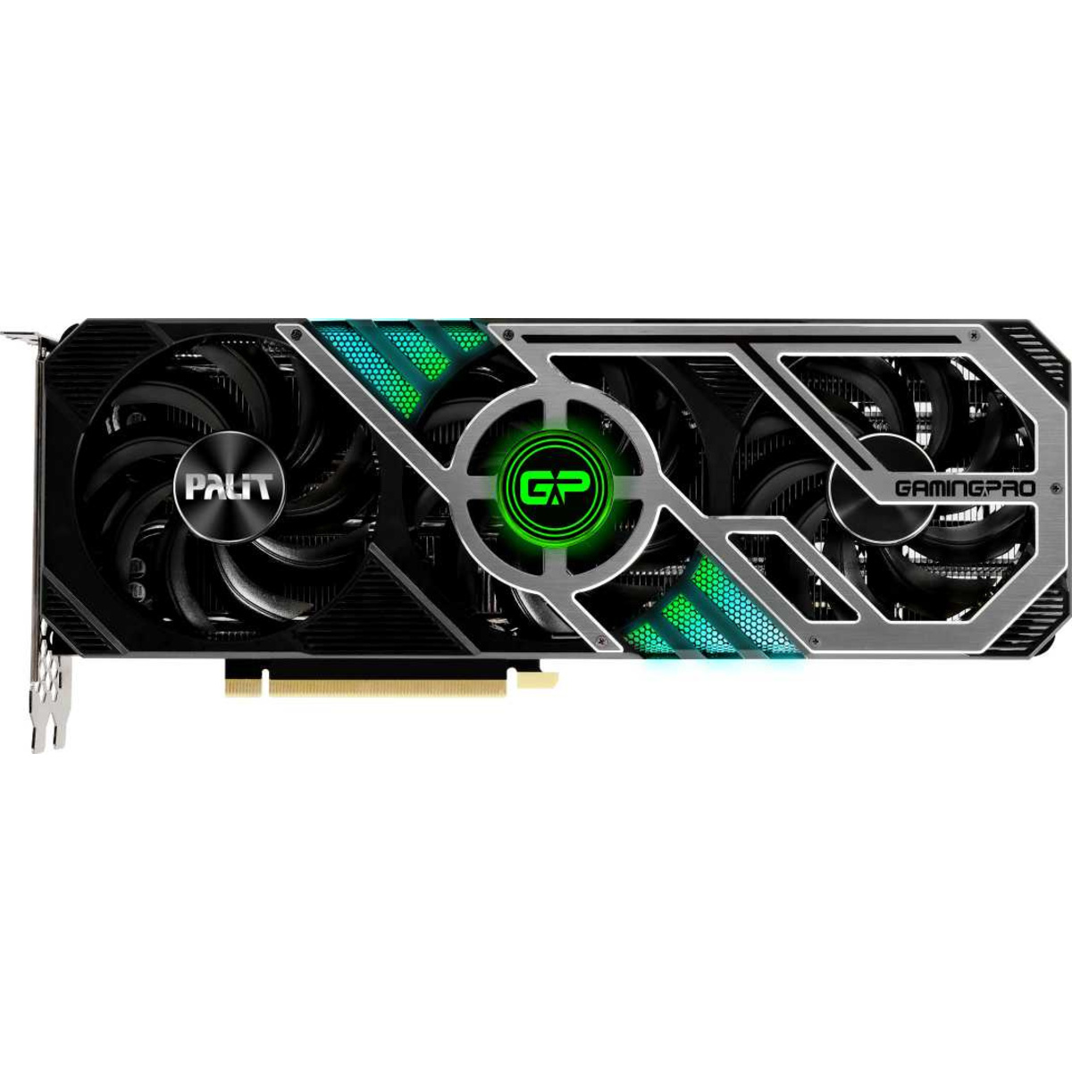 Видеокарта Palit PCI-E 4.0 PA-RTX3070TI GAMINGPRO 8G LHR NVIDIA GeForce RTX 3070TI 8192Mb 256 GDDR6X 1575 / 19000 / HDMIx1 / DPx3 / HDCP Ret