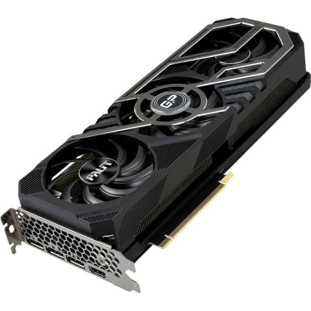 Видеокарта Palit PCI-E 4.0 PA-RTX3070TI GAMINGPRO 8G LHR NVIDIA GeForce RTX 3070TI 8192Mb 256 GDDR6X 1575 / 19000 / HDMIx1 / DPx3 / HDCP Ret