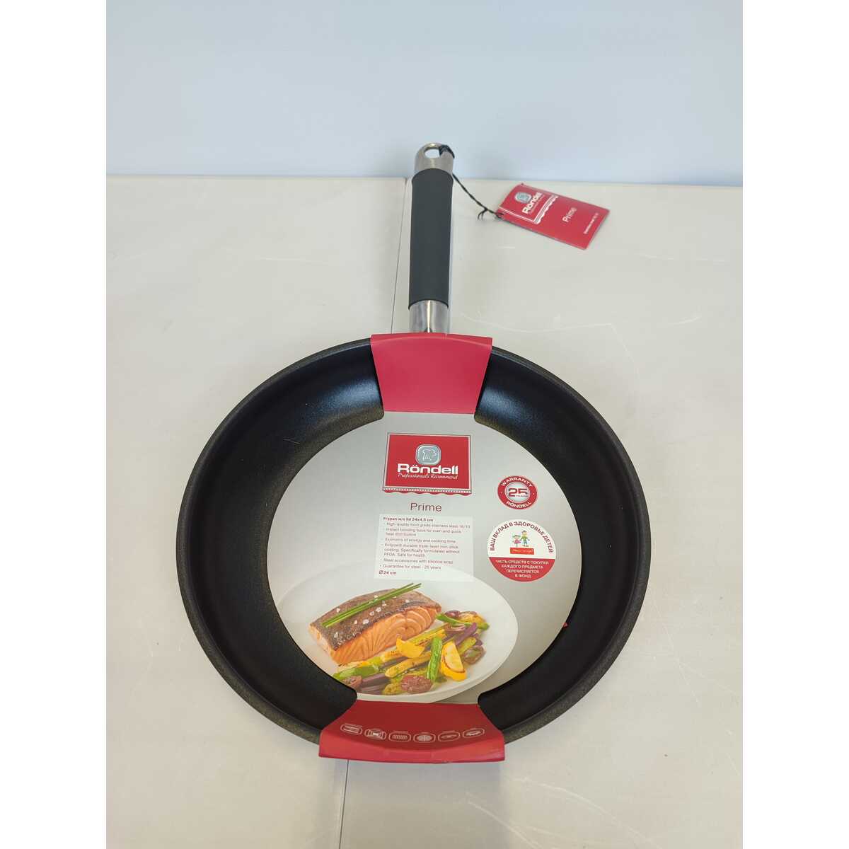 Сковорода Rondell Prime RDS-1676 (Цвет: Inox)