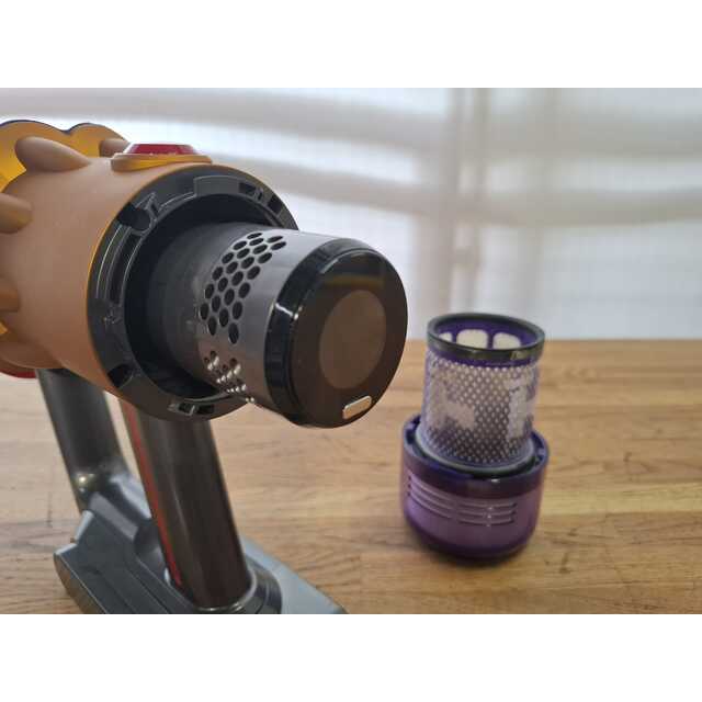 Пылесос Dyson V12 Detect Slim Absolute (Цвет: Yellow / Nickel)