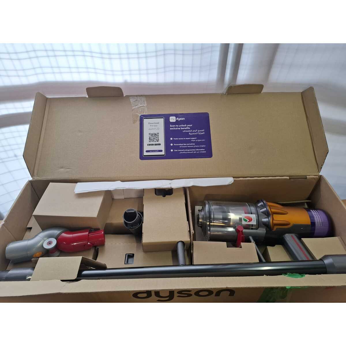 Пылесос Dyson V12 Detect Slim Absolute (Цвет: Yellow/Nickel)
