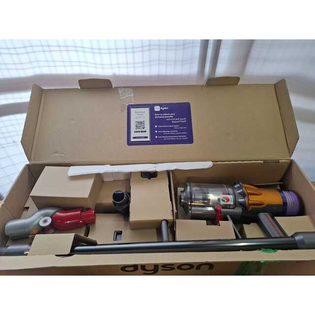 Пылесос Dyson V12 Detect Slim Absolute (Цвет: Yellow / Nickel)