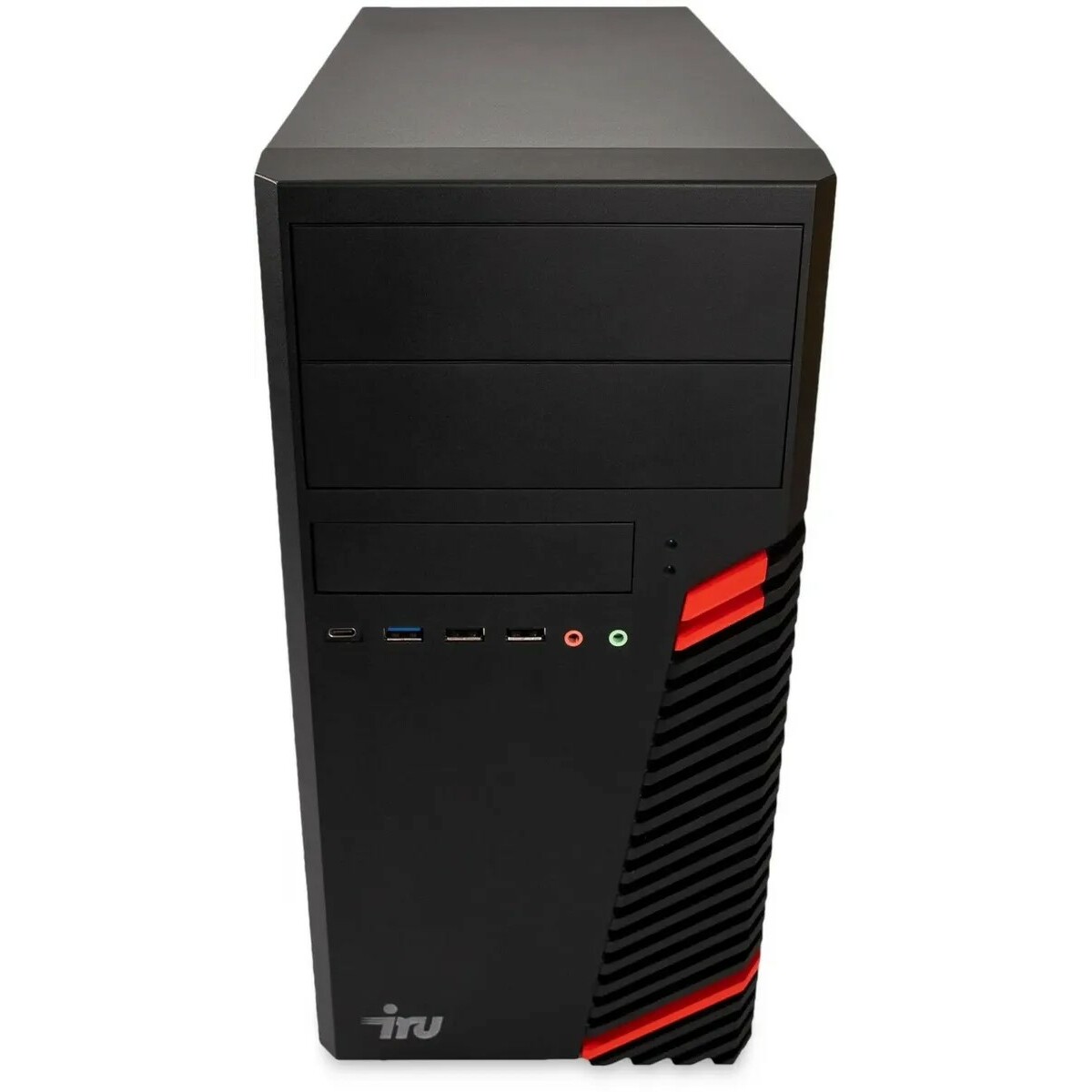 ПК IRU Home 310H6SM (Pentium Gold G7400 / 8Gb DDR4 / SSD256Gb / Intel UHD Graphics 710 / Free DOS / black) 