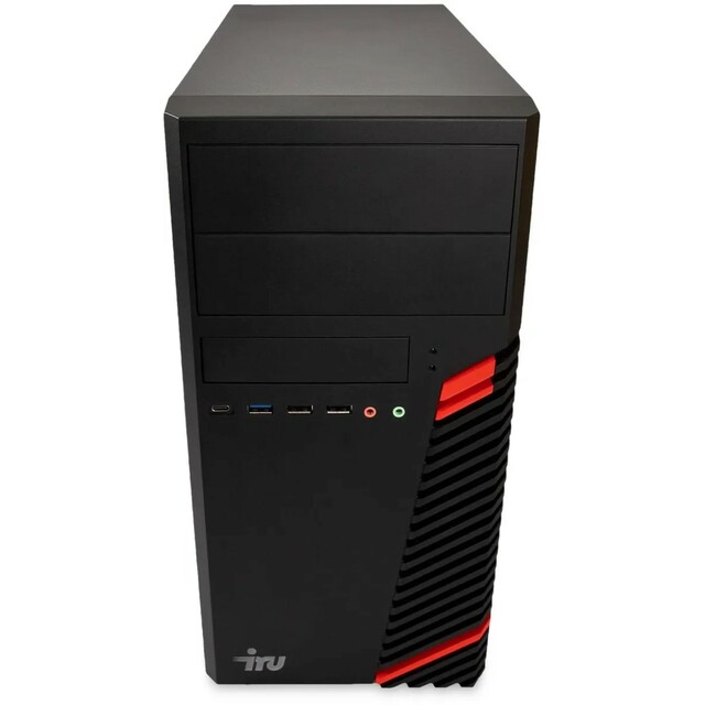 ПК IRU Home 310H6SM (Pentium Gold G7400/8Gb DDR4/SSD256Gb/Intel UHD Graphics 710/Free DOS/black) 