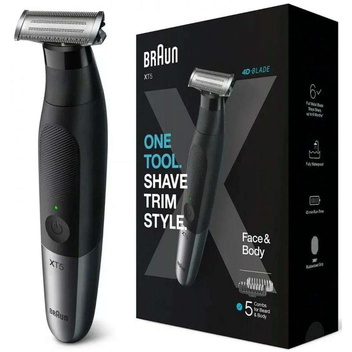 Триммер Braun XT XT5100 (Цвет: Black / Gray)