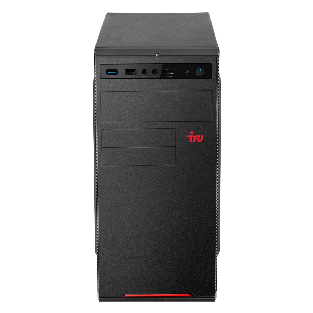 ПК IRU Office 312 MT PG G5420 (3.8) / 4Gb / SSD240Gb / UHDG 610 / Windows 10 Home Single Language 64 / GbitEth / 400W / черный