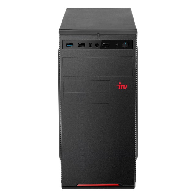 ПК IRU Office 312 MT PG G5420 (3.8) / 4Gb / SSD240Gb / UHDG 610 / Windows 10 Home Single Language 64 / GbitEth / 400W / черный