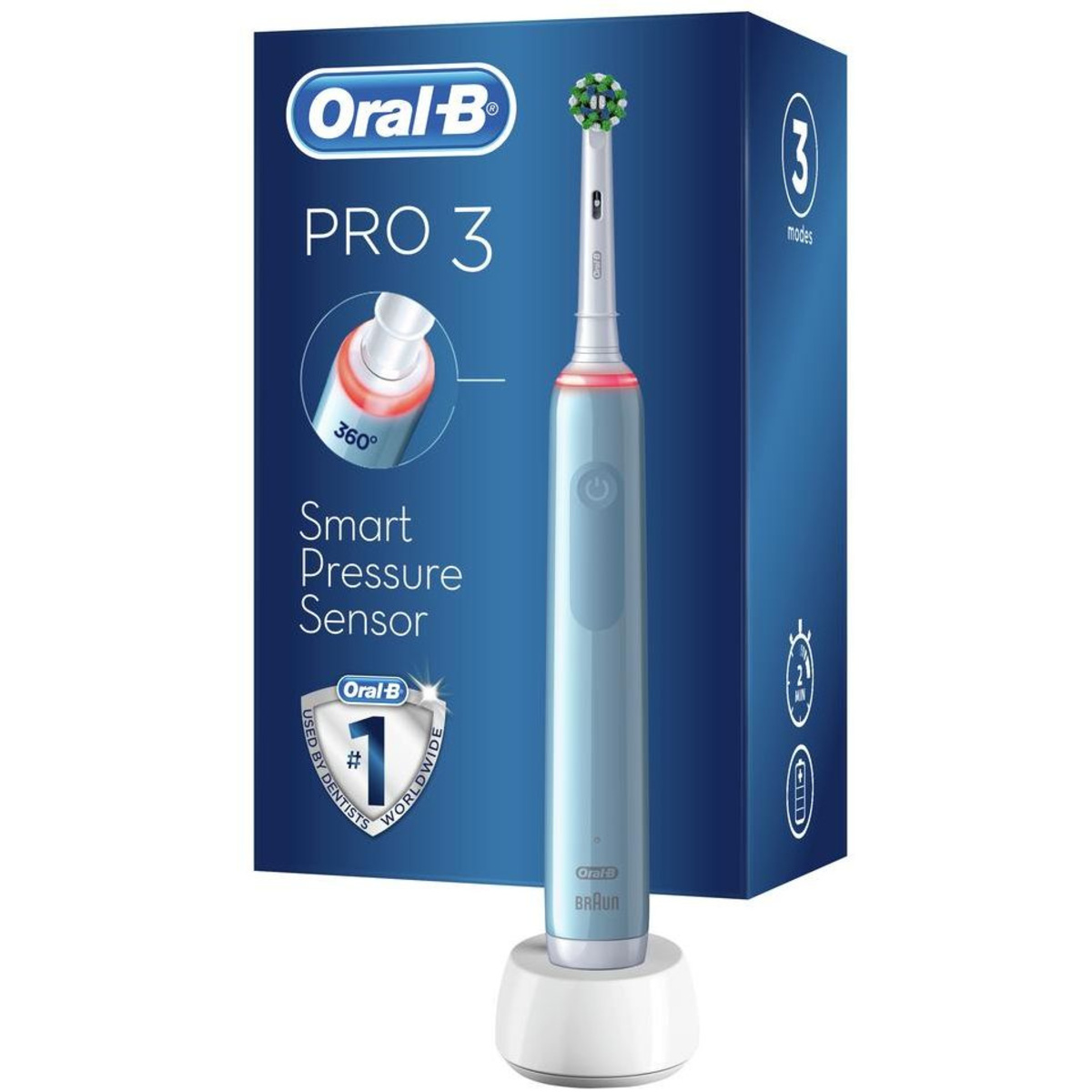 Зубная щетка электрическая Oral-B Pro 3 (Цвет: Blue)