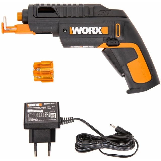 Отвертка электрическая Worx WX255 (Цвет: Black / Orange)