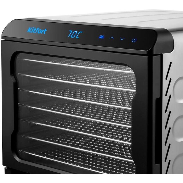 Сушка для фруктов и овощей Kitfort КТ-4931 (Цвет: Inox)
