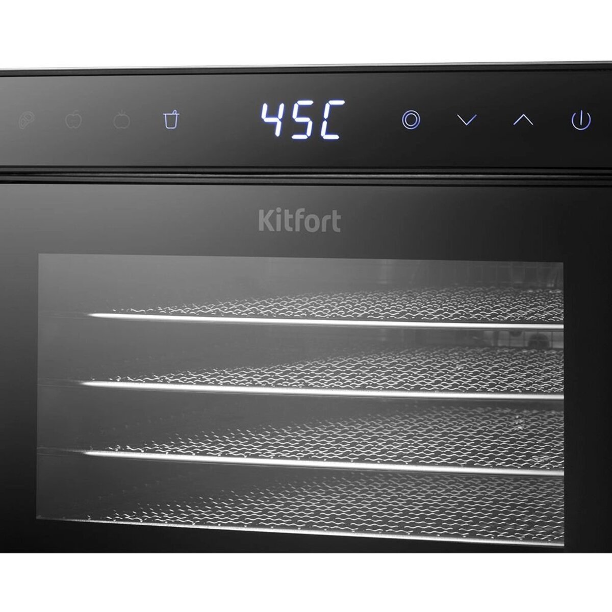 Сушка для фруктов и овощей Kitfort КТ-4943 (Цвет: Inox)