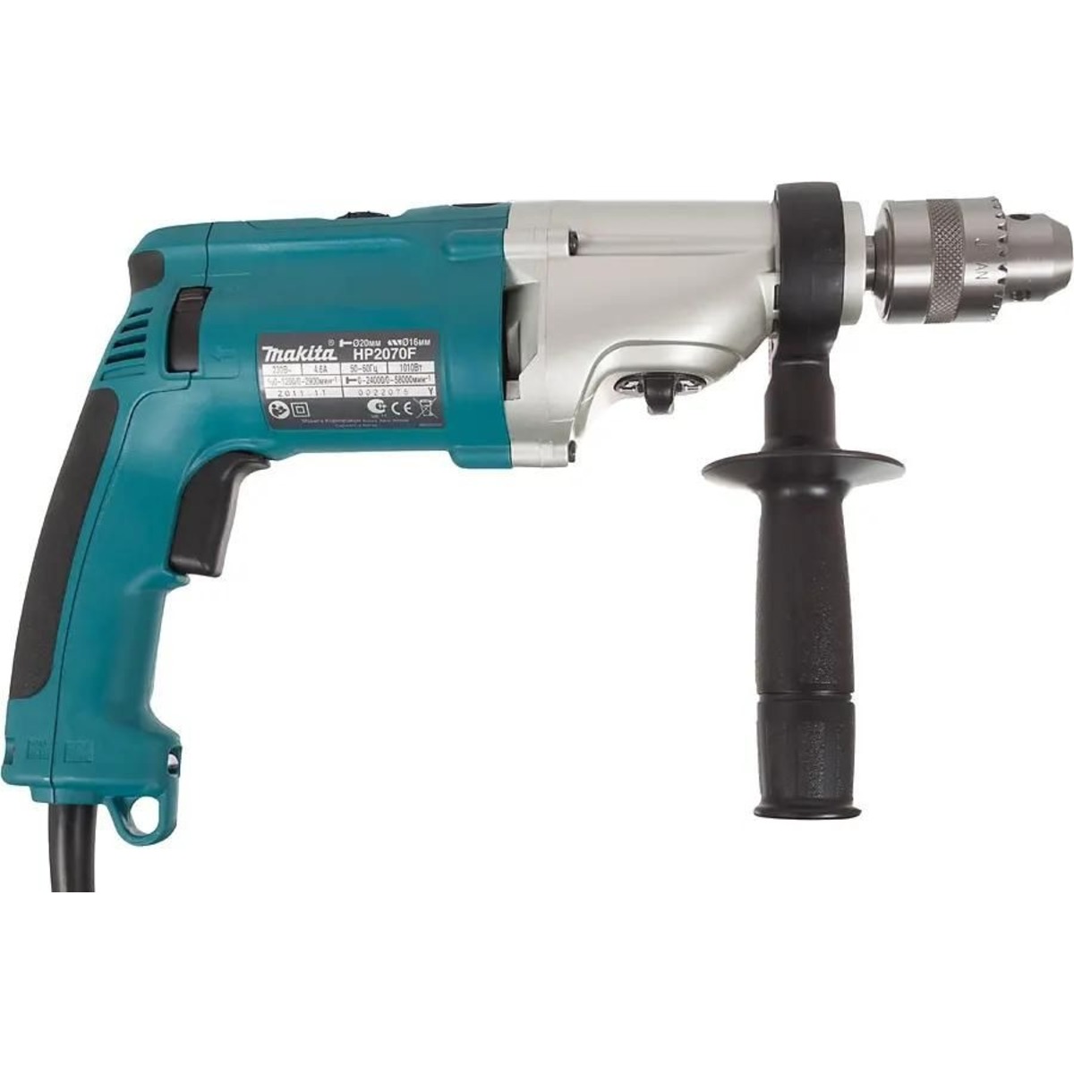 Дрель ударная Makita HP2070F (Цвет: Blue)