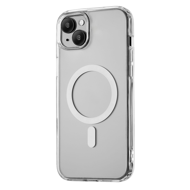 Чехол-накладка Rocket Prime MagSafe Case для смартфона Apple iPhone 15 Plus (Цвет: Crystal Clear)