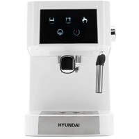 Кофеварка рожковая Hyundai HEM-3203 (Цвет: White/Silver) Кофеварка рожковая Hyundai HEM-3203 (Цвет: White/Silver)