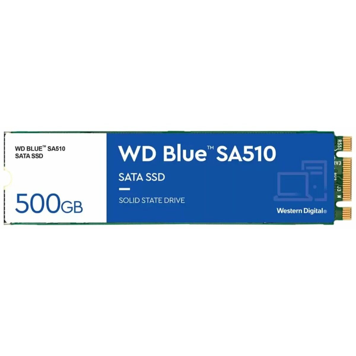 SSD жесткий диск Western Digital 500 ГБ M.2 WDS500G3B0B