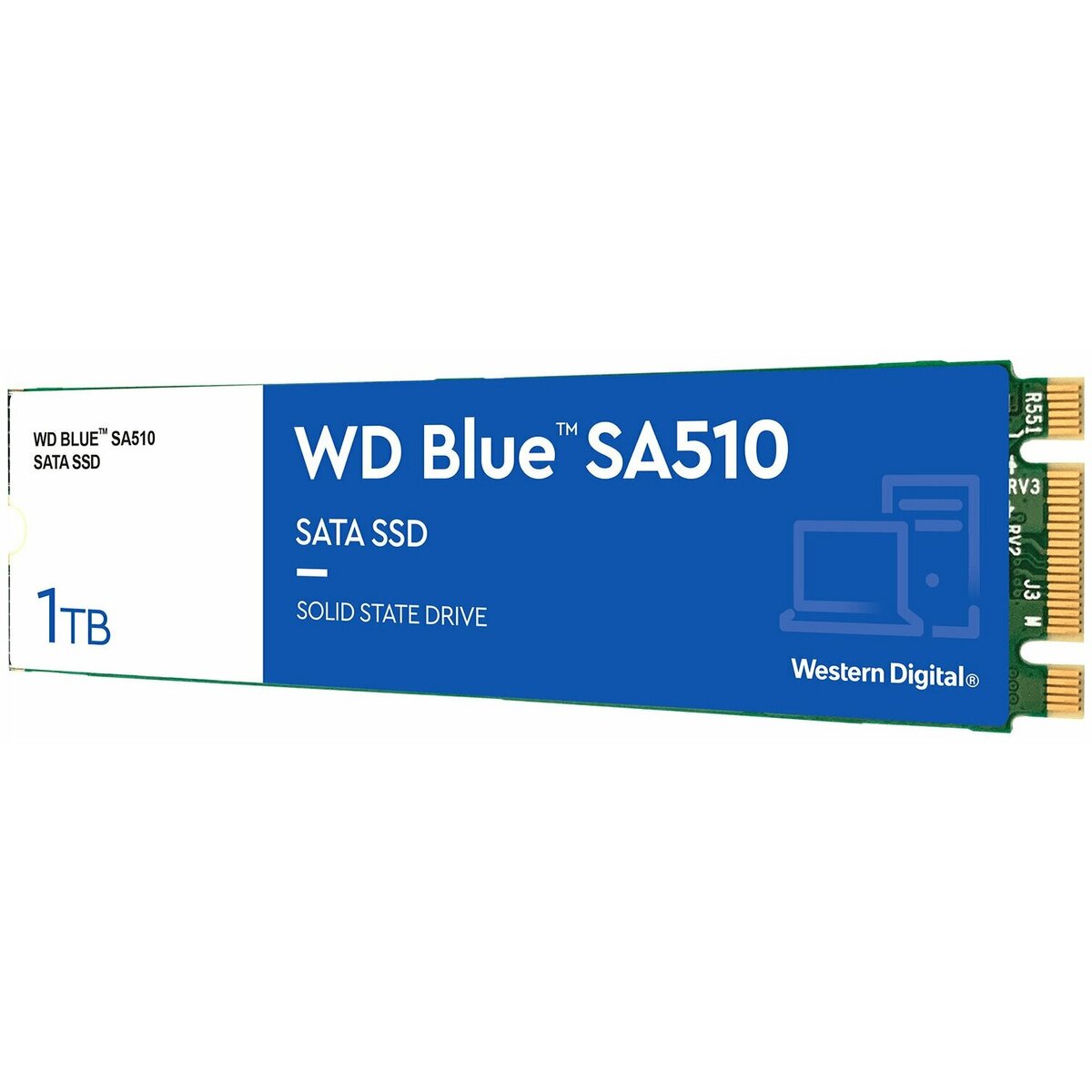 SSD жесткий диск Western Digital 1 ТБ M.2 WDS100T3B0B