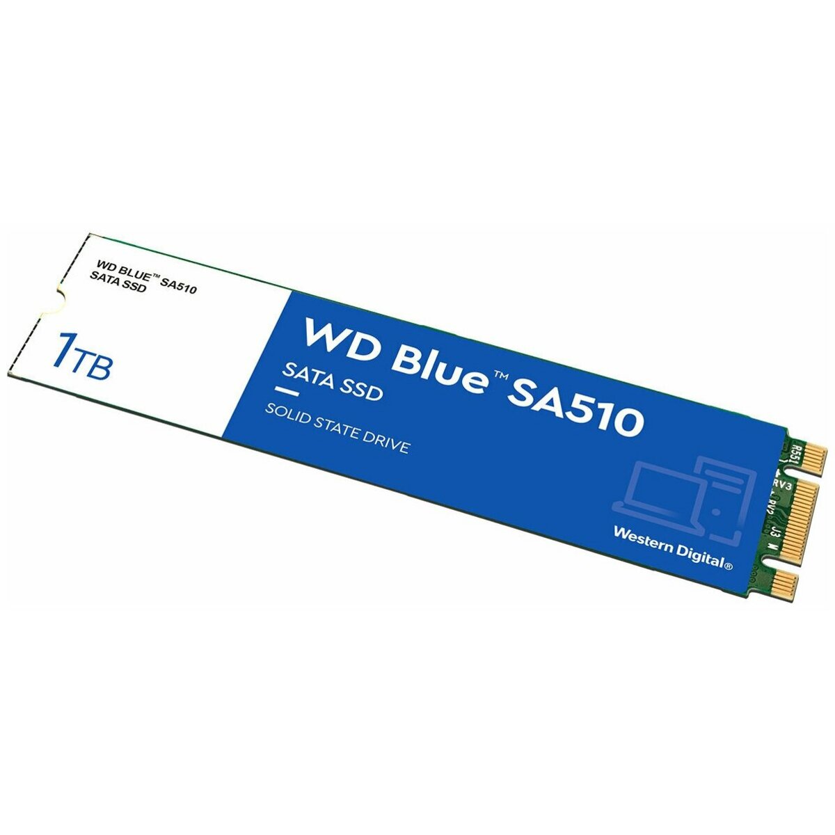 SSD жесткий диск Western Digital 1 ТБ M.2 WDS100T3B0B