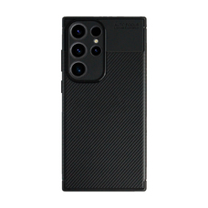 Чехол-накладка Devia Carbon Fiber Texture Shockproof Case для смартфона Samsung Galaxy S23 Ultra, черный