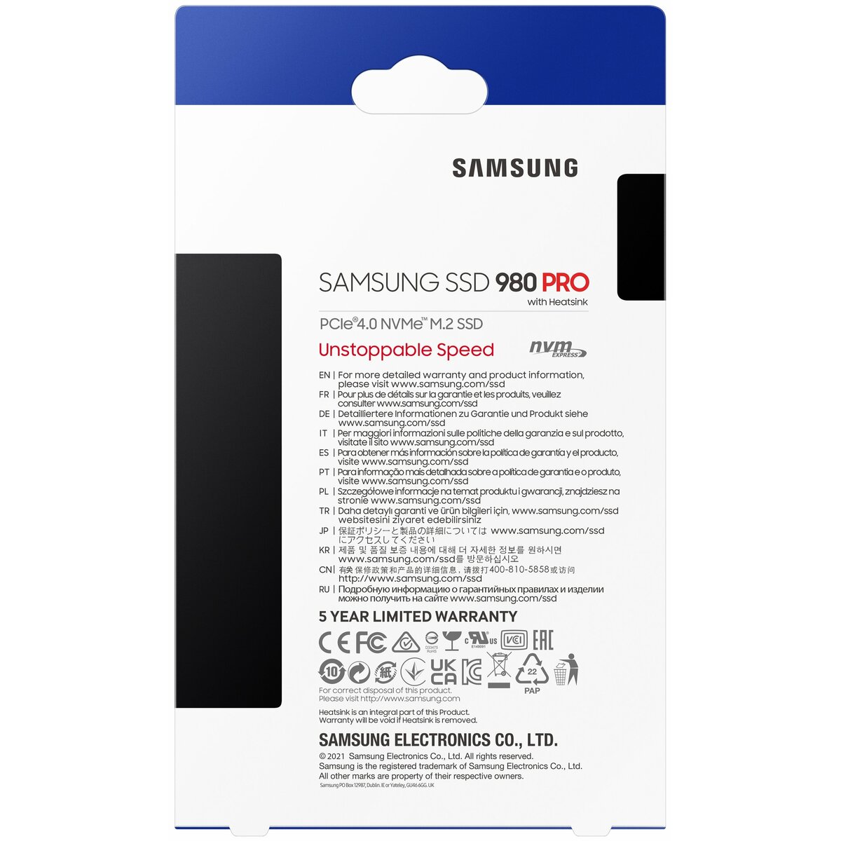 Накопитель SSD Samsung M.2 2Tb MZ-V8P2T0CW