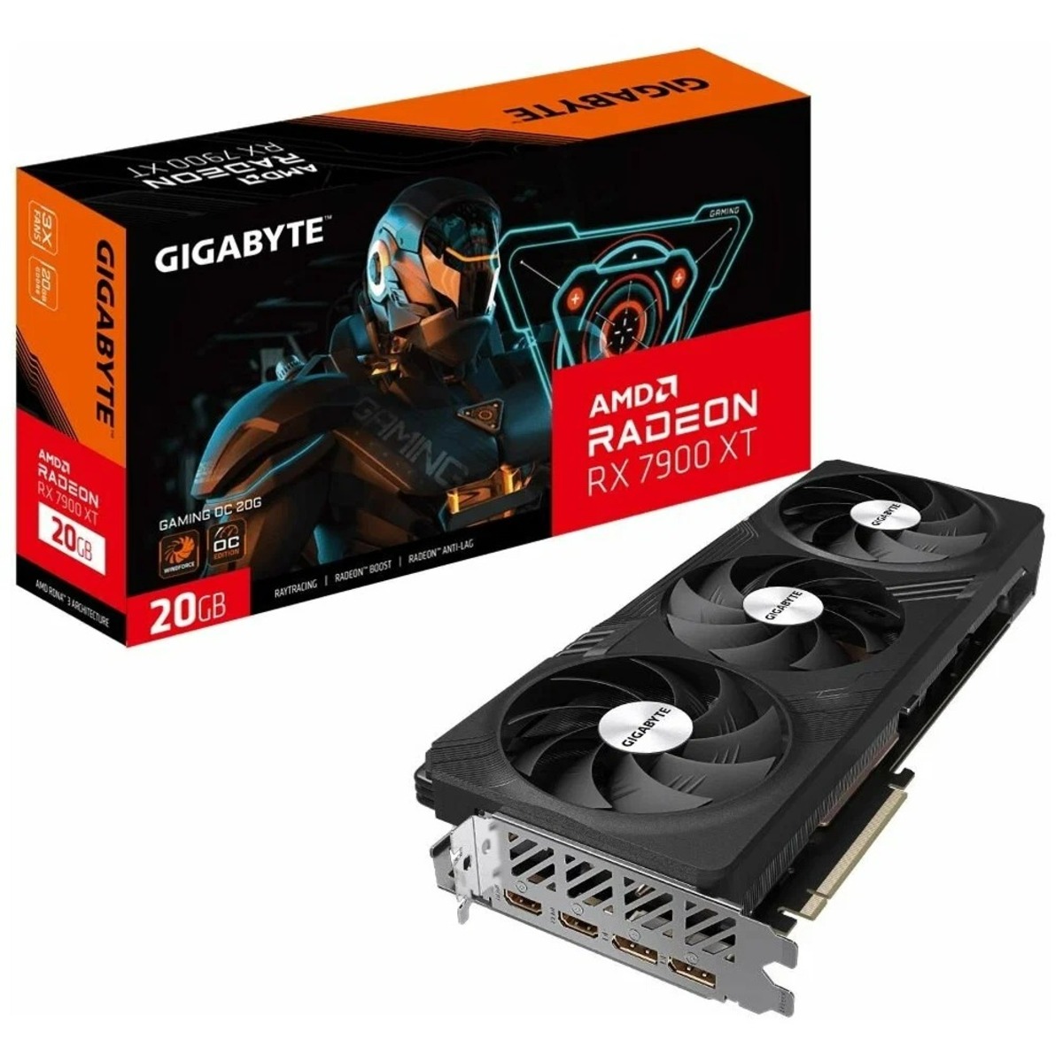 Видеокарта GIGABYTE Radeon RX 7900 XT GAMING OC 20G (GV-R79XTGAMING OC-20GD)