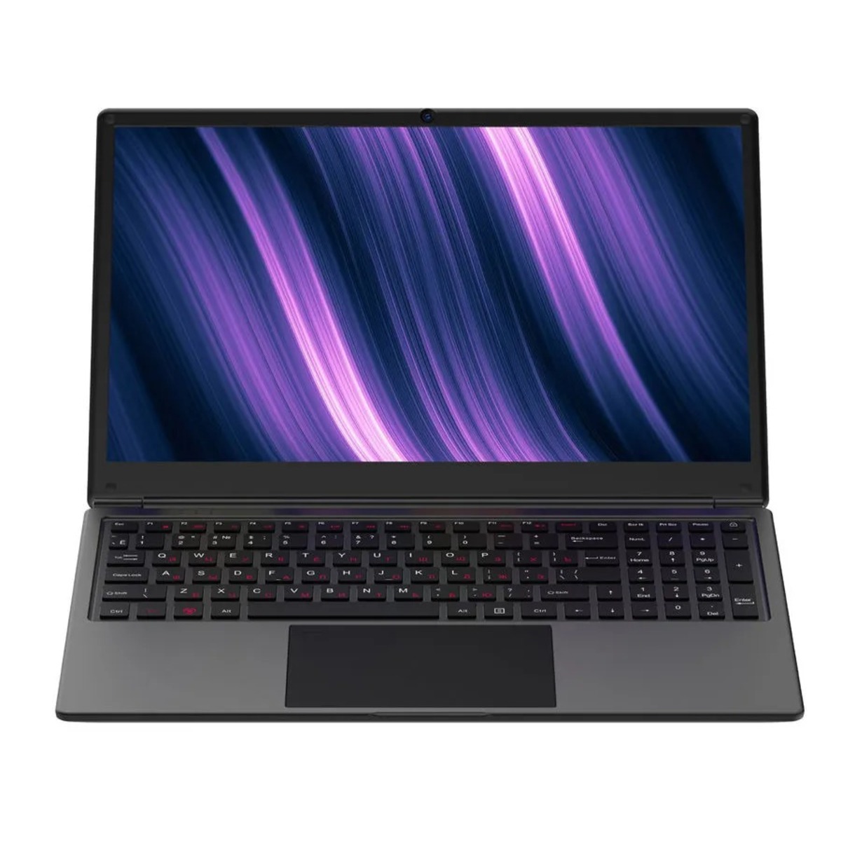 Ноутбук Hiper Workbook A1568K Core i5 1135G7 16Gb SSD512Gb Intel Iris Xe graphics 15.6 IPS FHD (1920x1080) Windows 10 Professional black BT Cam