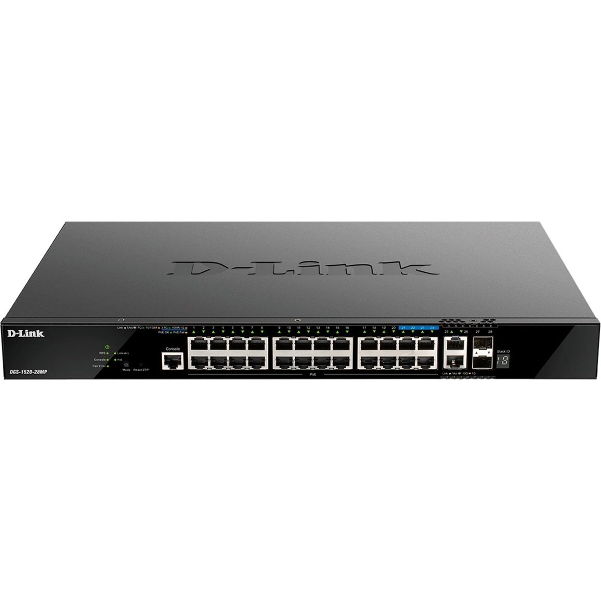 Коммутатор D-Link DGS-1520-28MP / A1A