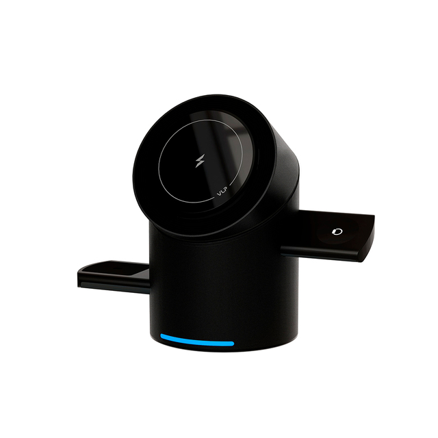 Беспроводное зарядное устройство VLP Tower Power 3in1 MagSafe для Apple (Цвет: Black Titanium)