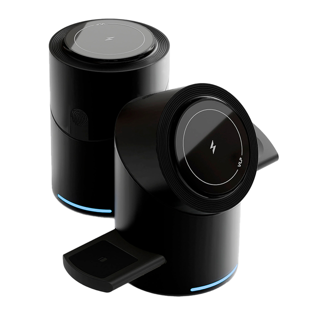 Беспроводное зарядное устройство VLP Tower Power 3in1 MagSafe для Apple (Цвет: Black Titanium)