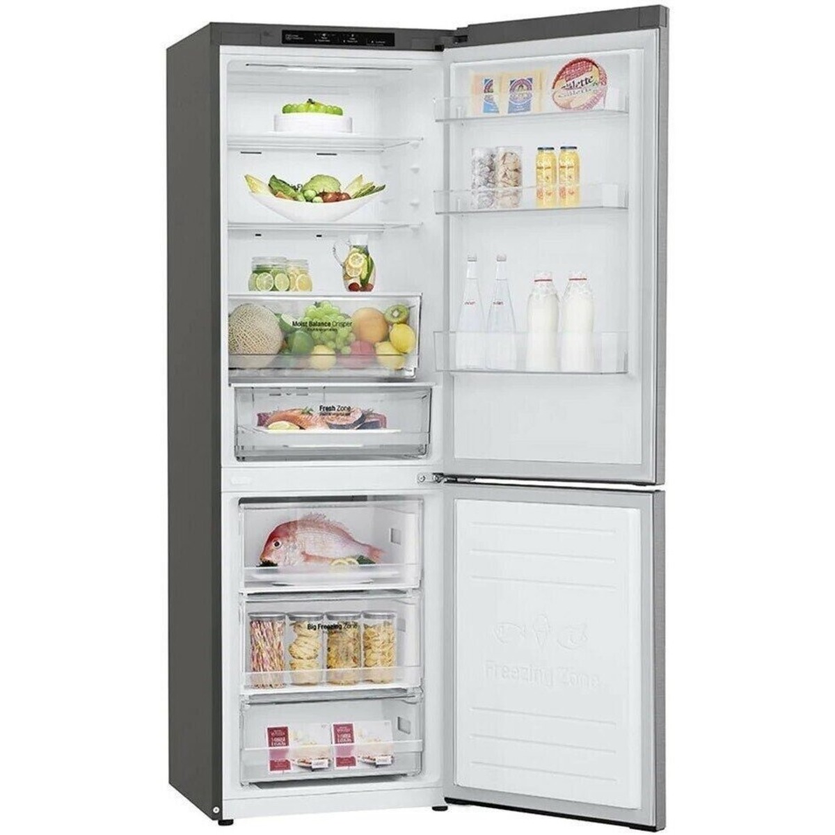 Холодильник LG GB-B61PZJMN (Цвет: Platinum Silver)