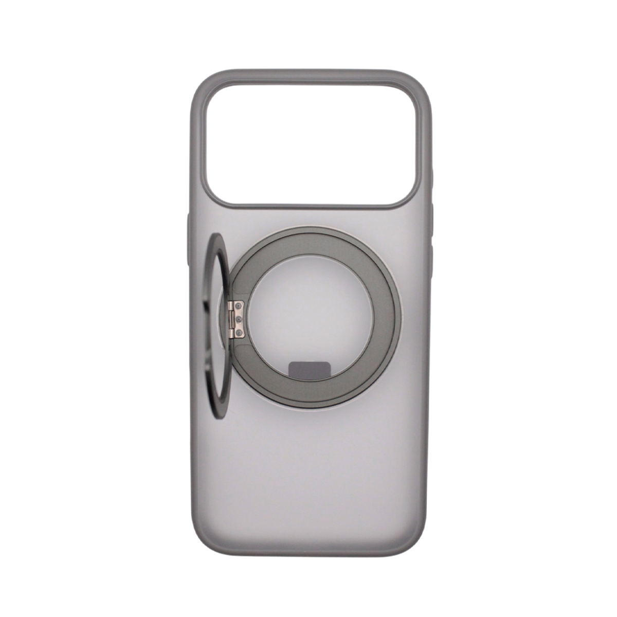 Чехол-накладка Comma Joy Elegant Magnetic 360 Rotating Stand Case для iPhone 17 Pro (Цвет: Titanium Gray)