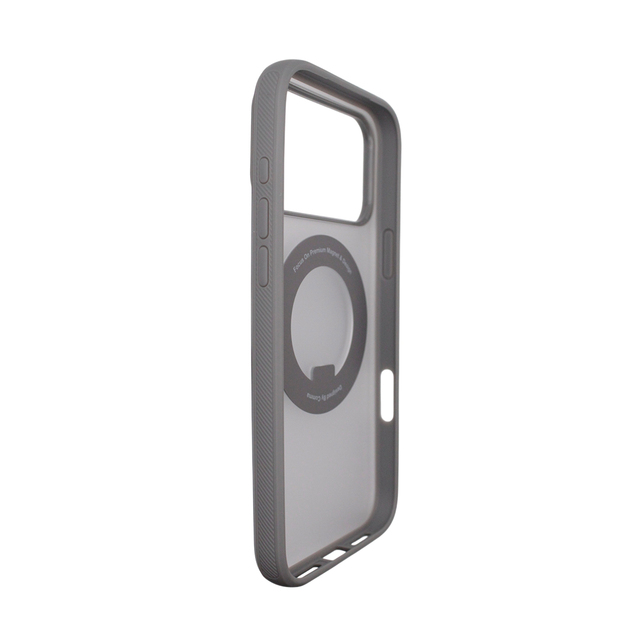 Чехол-накладка Comma Joy Elegant Magnetic 360 Rotating Stand Case для iPhone 17 Pro (Цвет: Titanium Gray)