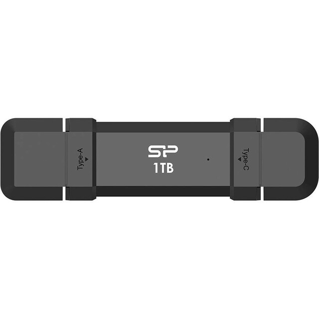 Накопитель SSD Silicon Power USB-C 1TB SP001TBUC3S72V1K, черный 