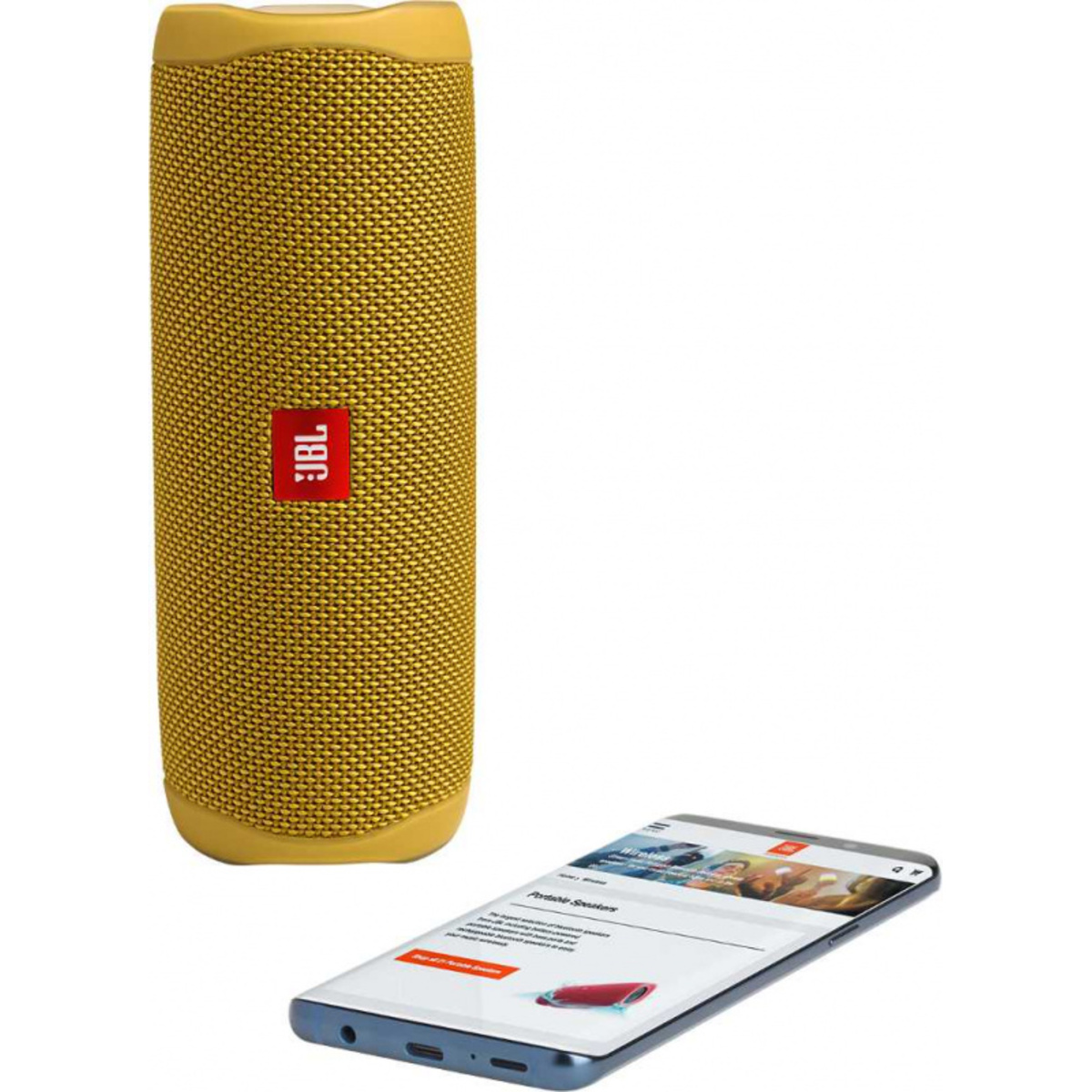 Портативная колонка JBL Flip 5 (Цвет: Yellow)