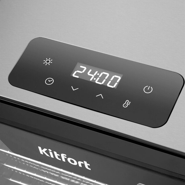 Сушка для фруктов и овощей Kitfort КТ-4955 (Цвет: Inox)