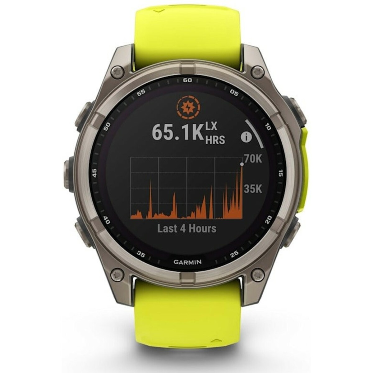 Умные часы Garmin Fenix 8 Sapphire Solar 47mm (Цвет: Titanium Yellow)