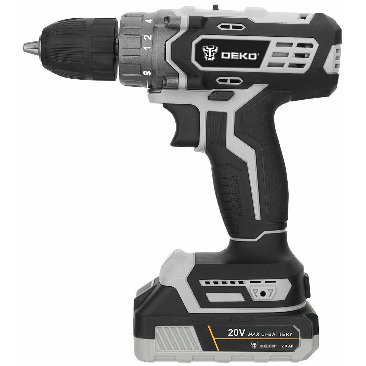 Дрель-шуруповерт Deko DKCD20 (Цвет: Black)