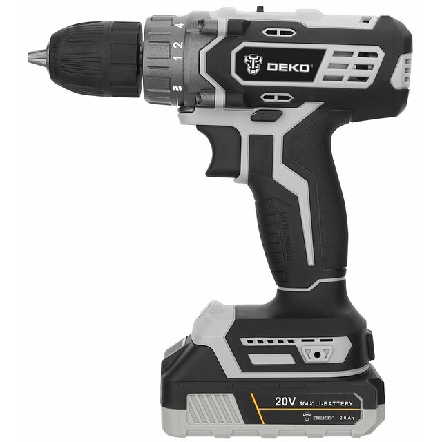 Дрель-шуруповерт Deko DKCD20 (Цвет: Black)
