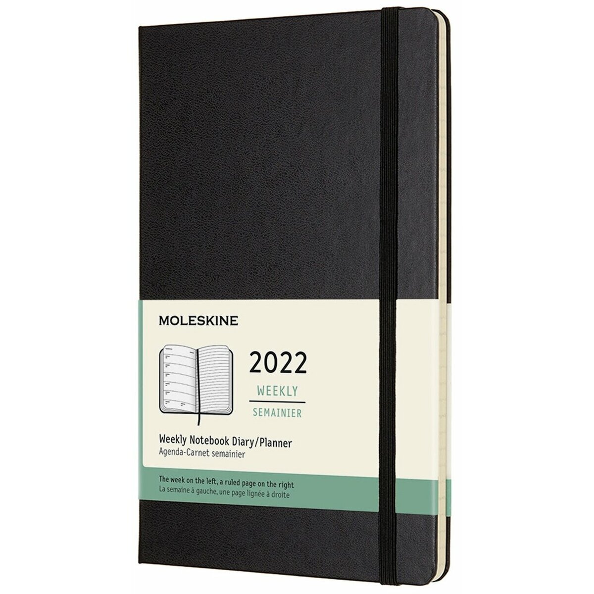 Еженедельник Moleskine CLASSIC WKNT Large 144стр. (Цвет: Black)