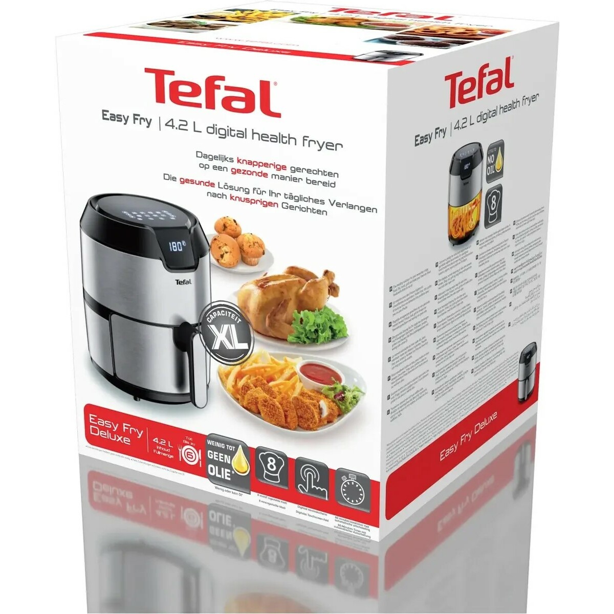 Аэрогриль Tefal EY401D15 (Цвет: Silver/Black)