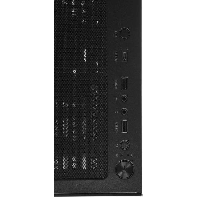 Корпус Accord ACC-EL1B TG, черный