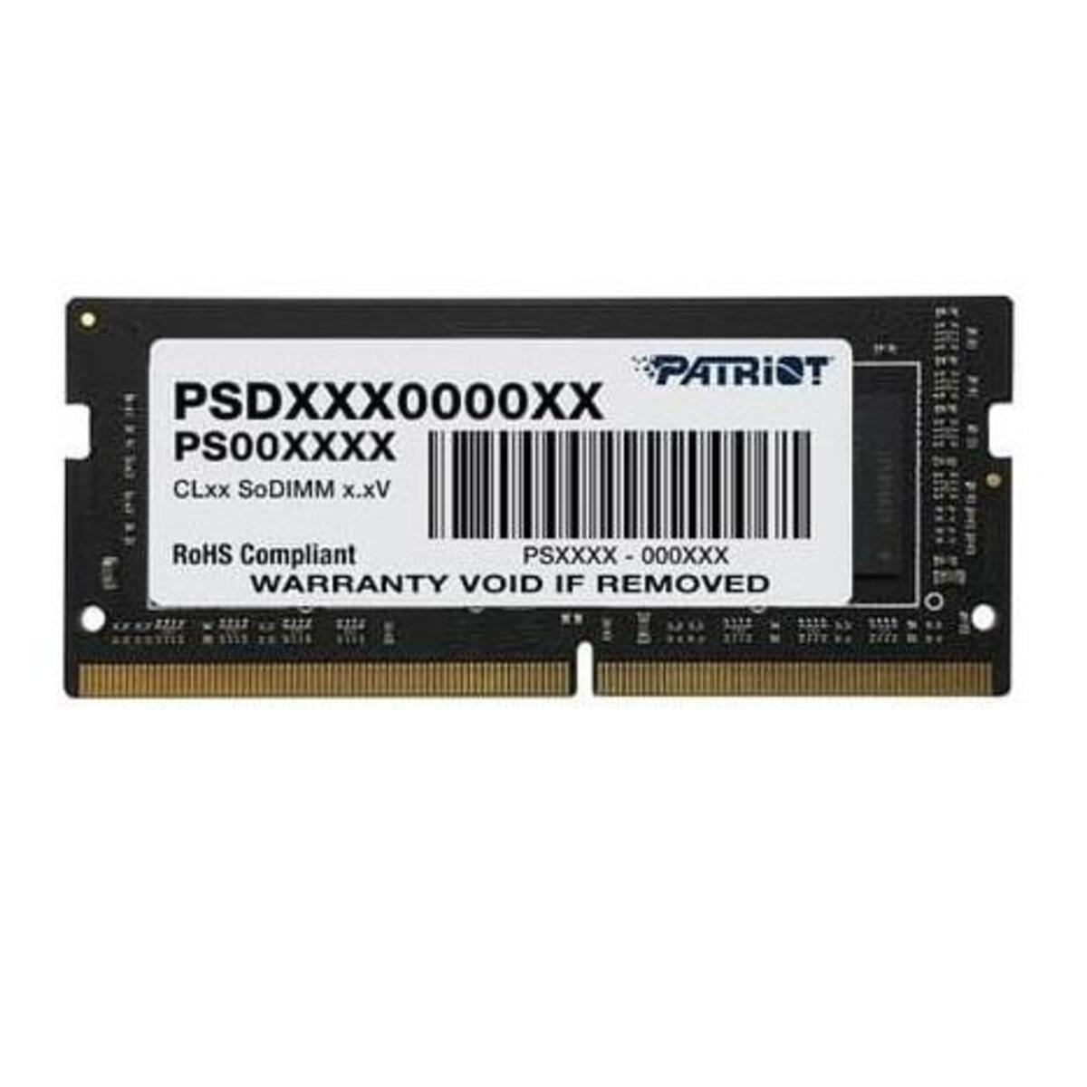 Память DDR4 4Gb 2666Mhz Patriot PSD44G266681S Память DDR4 4Gb 2666Mhz Patriot PSD44G266681S