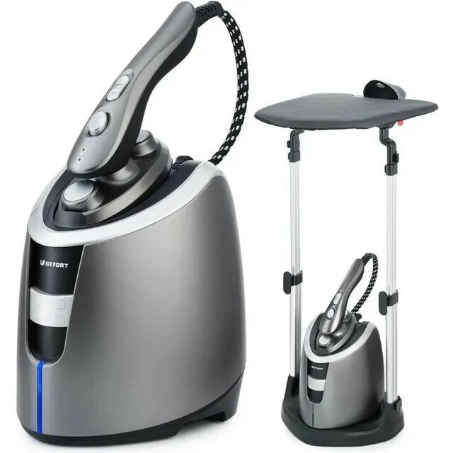 Отпариватель напольный Kitfort КТ-927 (Цвет: Silver)