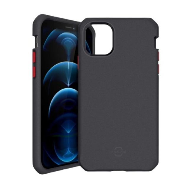 Чехол-накладка iTskins Supreme Solid для смартфона iPhone 12 Pro Max, черный