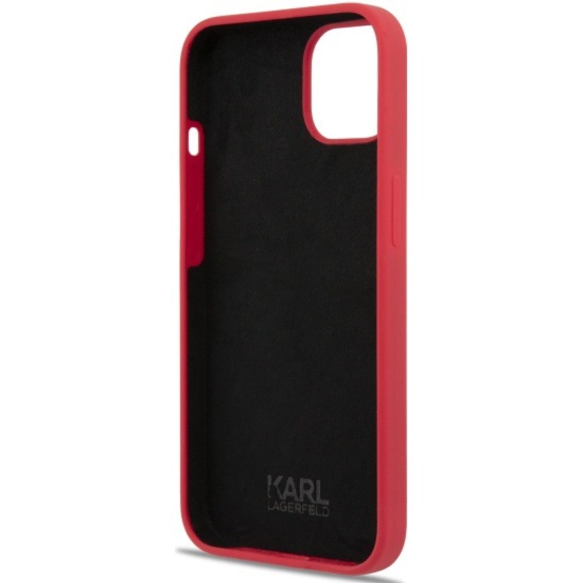 Чехол-накладка Karl Lagerfeld Liquid Silicone Case Choupette Head  для смартфона Apple iPhone 13 (Цвет: Red)