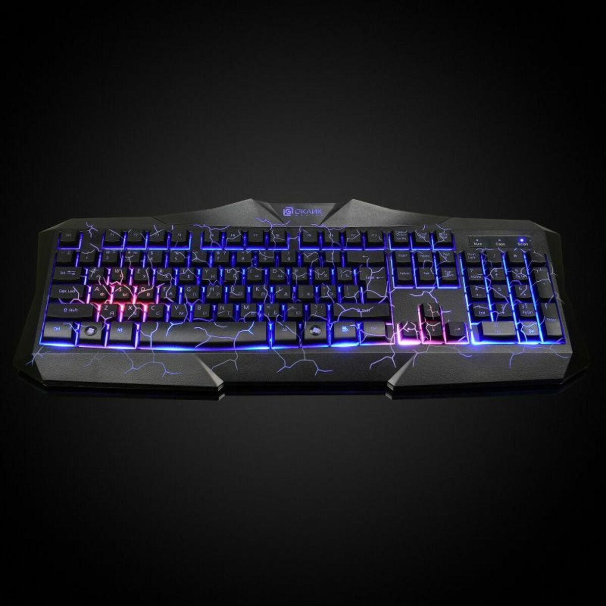 Комплект Оклик HS-HKM100G IMPERIAL (клавиатура, мышь, гарнитура) (Цвет: Black)