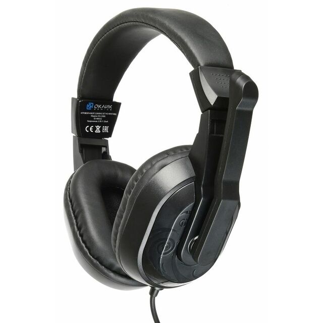 Комплект Оклик HS-HKM100G IMPERIAL (клавиатура, мышь, гарнитура) (Цвет: Black)