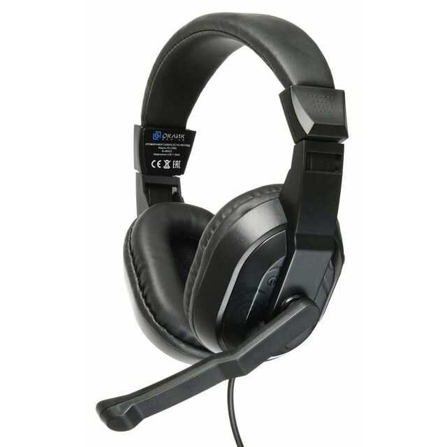 Комплект Оклик HS-HKM100G IMPERIAL (клавиатура, мышь, гарнитура) (Цвет: Black)