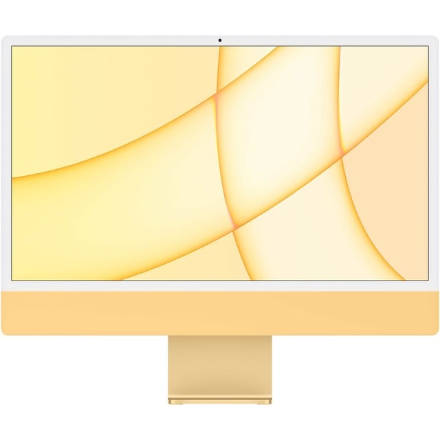 Моноблок Apple iMac Z12S000BM 24 4.5K M1  / 8Gb / SSD512Gb / macOS / GbitEth / WiFi / BT / клавиатура / мышь / Cam / желтый 4480x2520